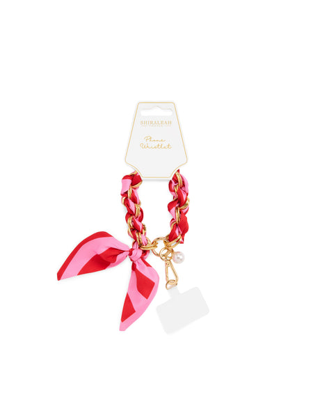 Stiped Phone Wristlet