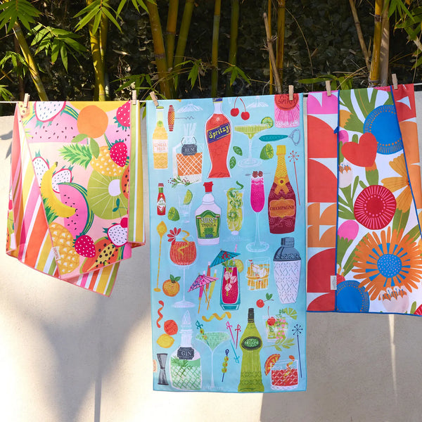 Five O'Clock Somewhere Microfiber Beach Towel