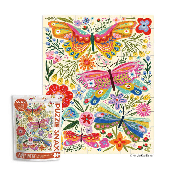 Butterfly Floral Puzzle Snax