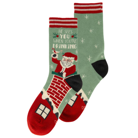 Santa Christmas Socks