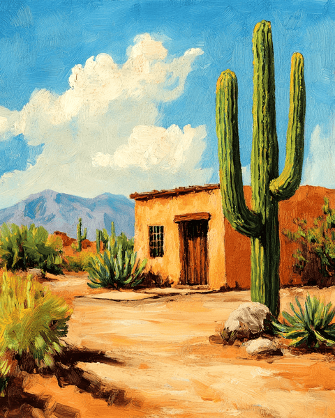 Southwestern Home Wall Art Print