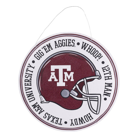 Texas A&M Wreath/Helmet Burlee