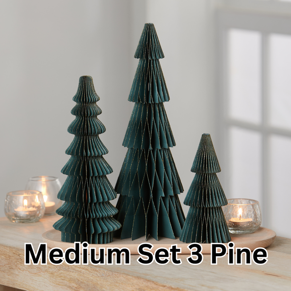 Honeycomb Paper Tree - Set of 3 Medium