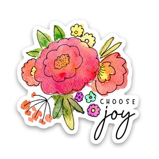 Choose Joy Flower Sticker