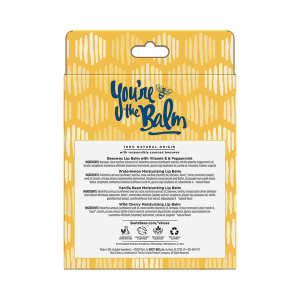Burt's Bees You're The Balm Gift Box - Pack of 4