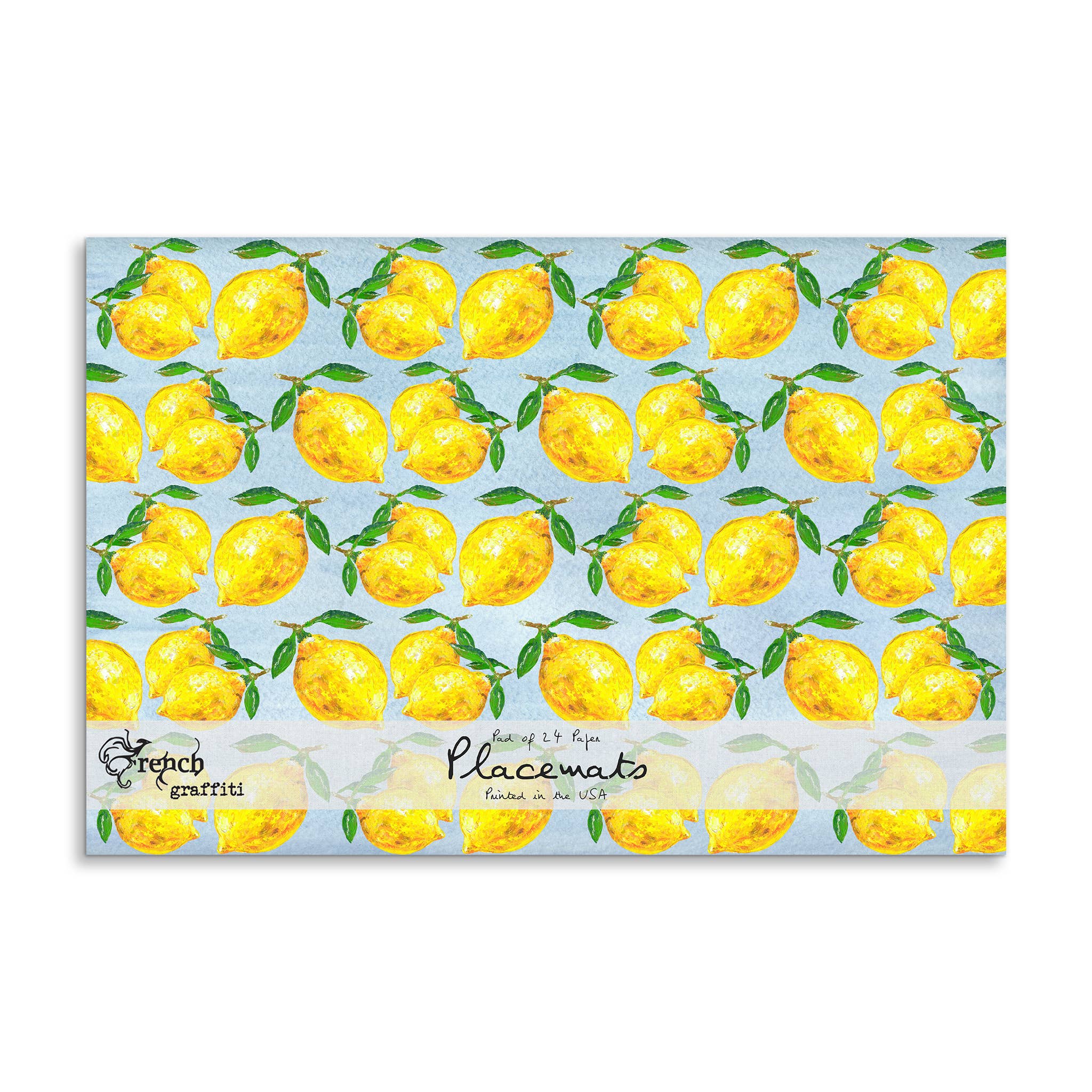 Many Lemons Paper Placemats