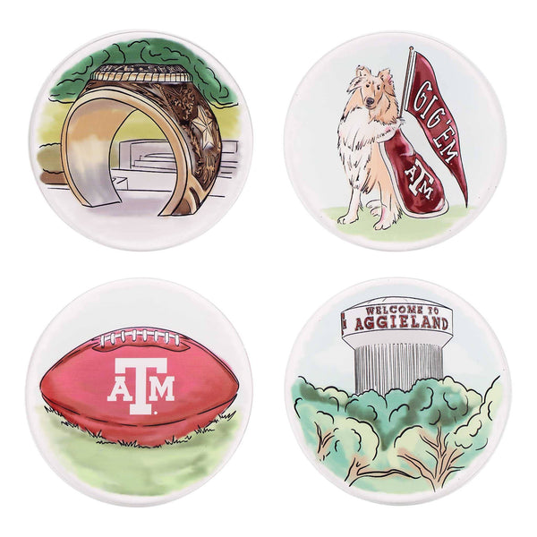 Texas A&M  Coaster - Set of 4
