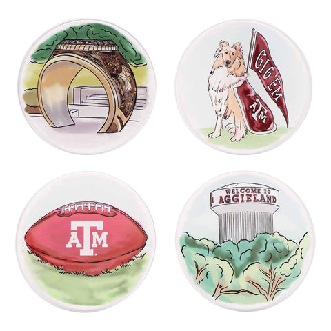 Texas A&M  Coaster - Set of 4