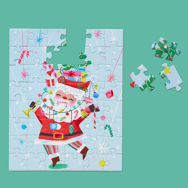 Fancy Pants Santa Christmas Puzzle Snax