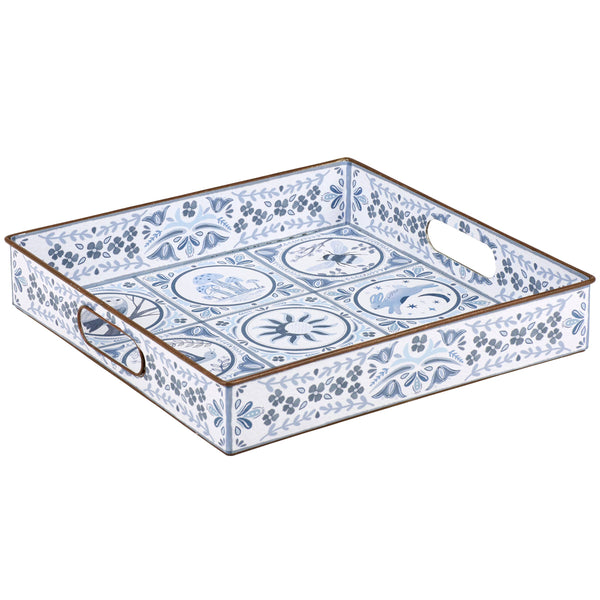 Indigo Tile Tray