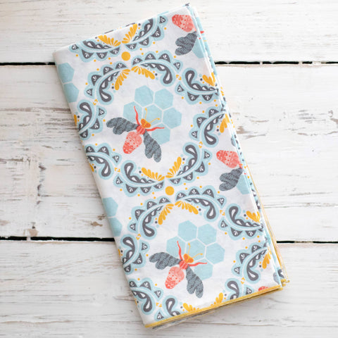 Honey Bee Cloth Napkins - Set of 4