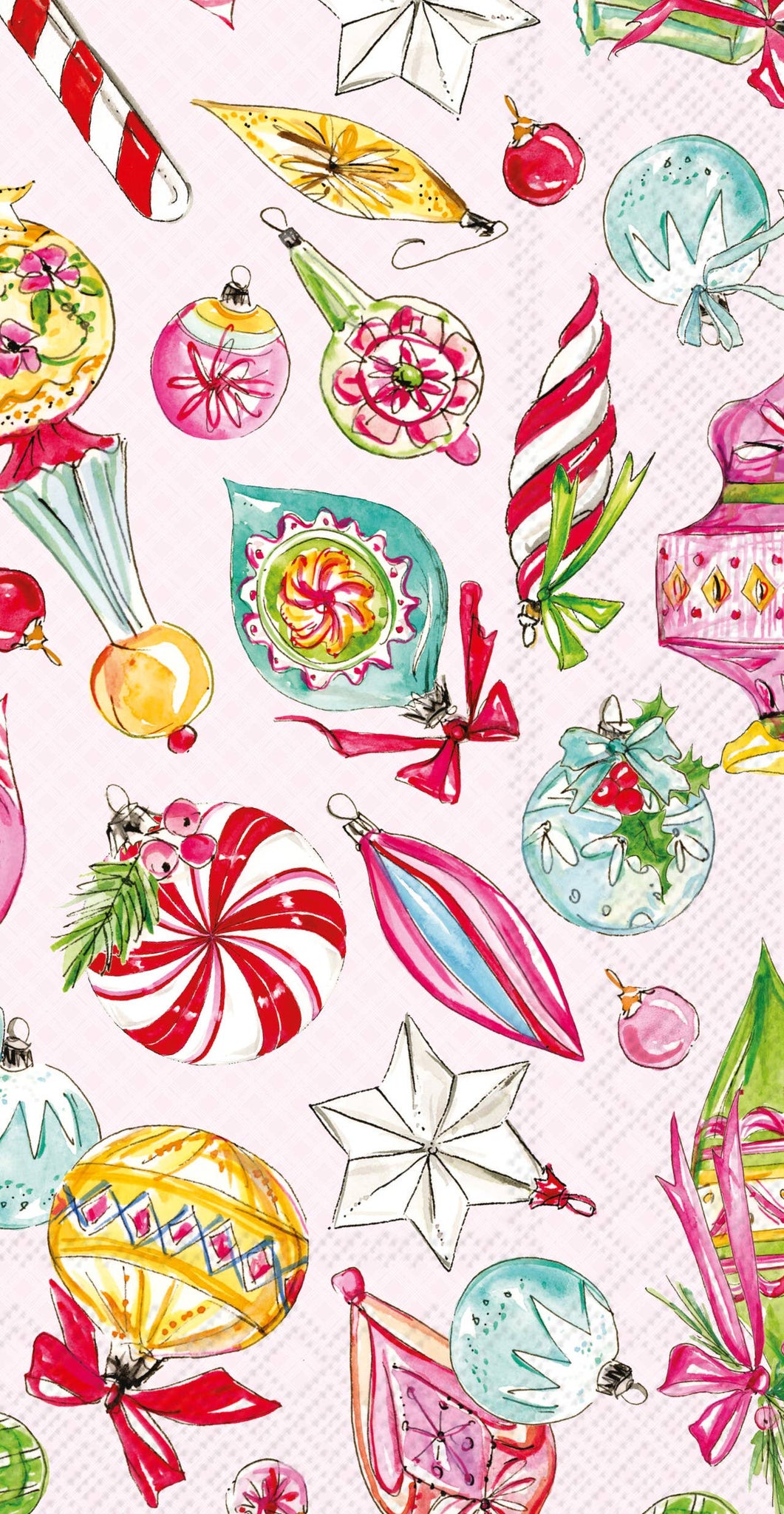 Vintage Ornaments Paper Guest Towels