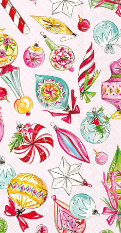 Vintage Ornaments Paper Guest Towels
