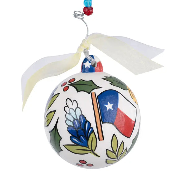 Merry Texmas Blue Bonnet Ornament