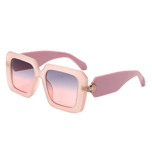 Oversize Square Vintage Inspired Sunglasses