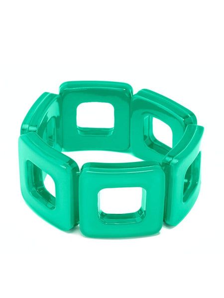 Block Resin Bracelet