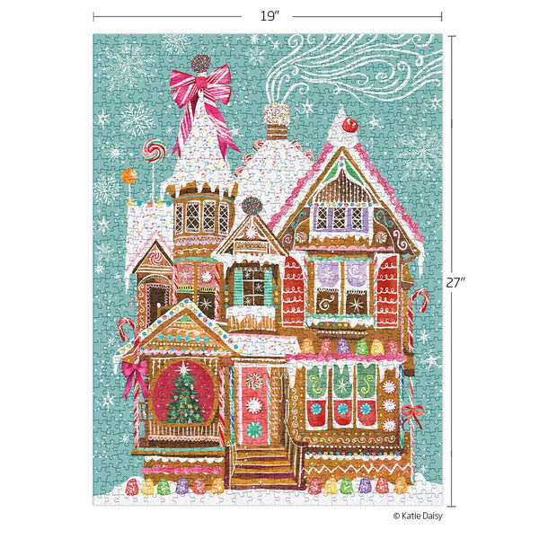 Gingerbread House Christmas Puzzle