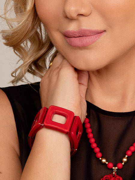 Block Resin Bracelet