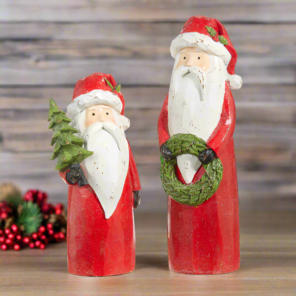 Carved Santas