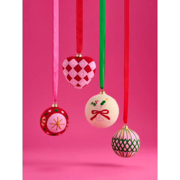 Cocktail Felt Ornaments