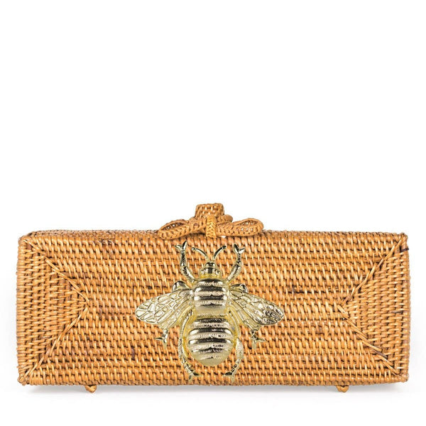 Colette Natural Bee Clutch