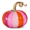 Pink and Orange Stripe Pumpkin