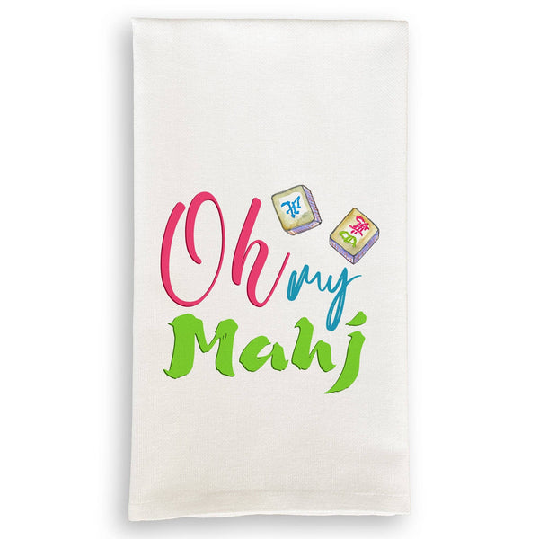 Oh My Mahj Kitchen Towel