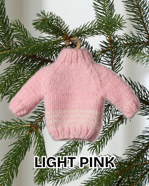Mini Hand Knit Sweater Garland