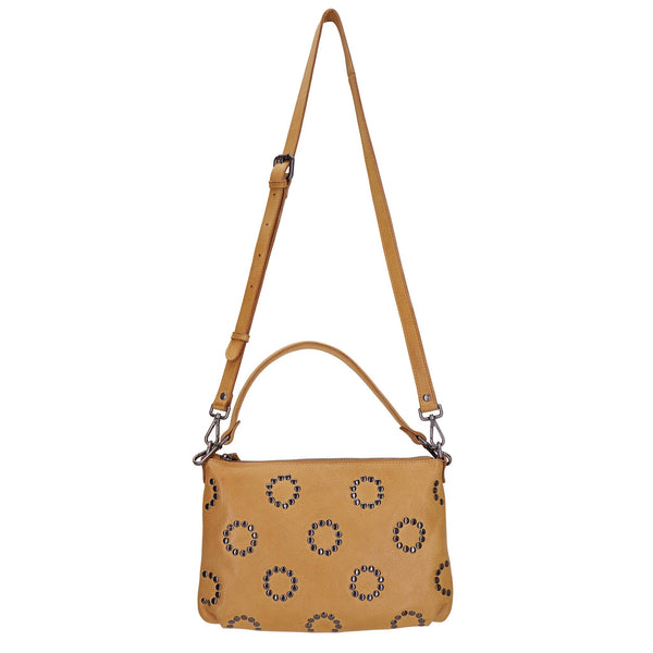 Stevie Leather Crossbody Handbag