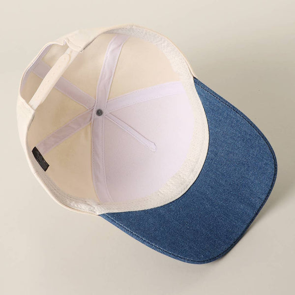 USA Patch Denim Star Baseball Hat