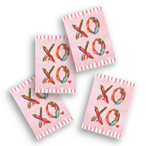 XOXO Enclosure Cards - Pack of 4