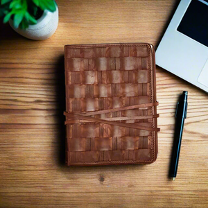 Woven Leather Journal