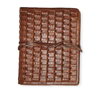 Woven Leather Journal