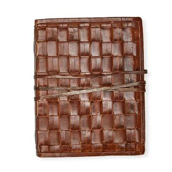 Woven Leather Journal