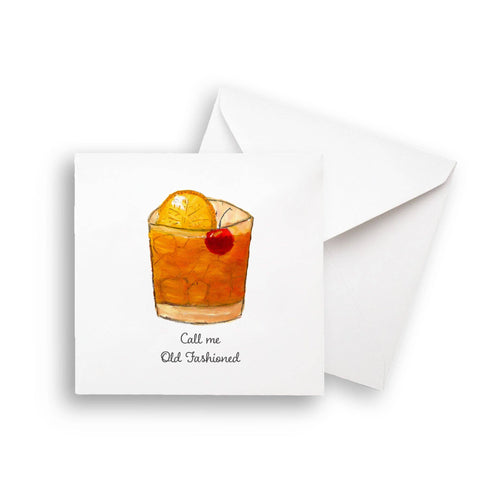 Call Me Old Fashioned Note Card