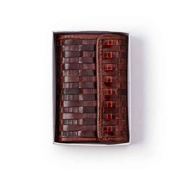 Woven Leather Manicure Kit