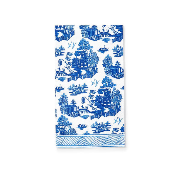 Blue Willow Paper Guest Napkins