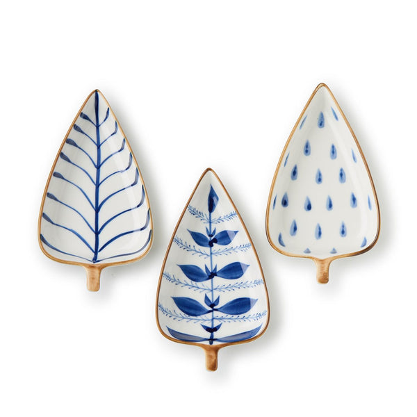 Blue Beauties Tidbit Dishes - Set of 3