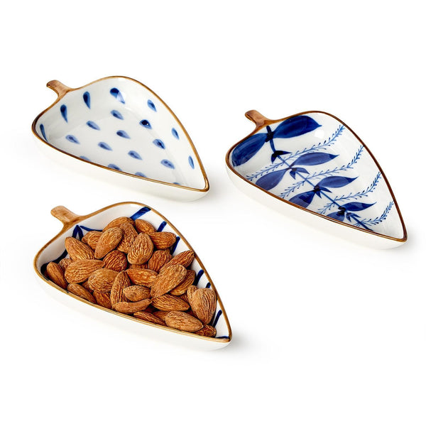 Blue Beauties Tidbit Dishes - Set of 3