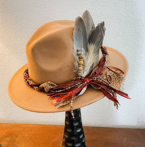 Fat Braid Feather and Pin Set