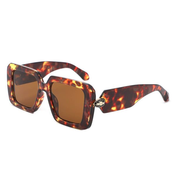 Oversize Square Vintage Inspired Sunglasses