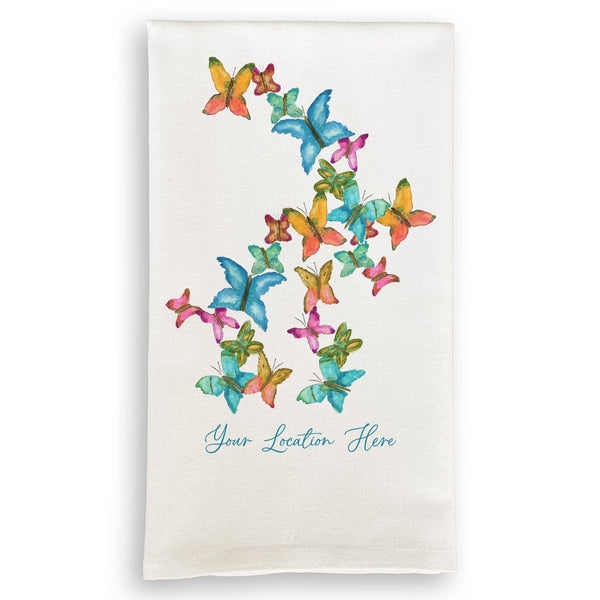 Flying Butterflies Dolly Kitchen Towel