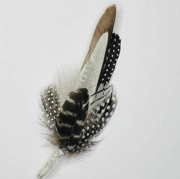 Feather Hat Pin - Vivian