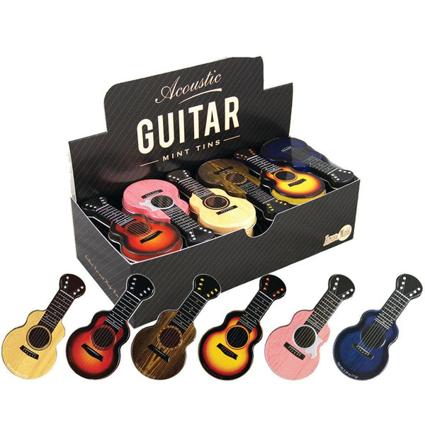 Acoustic Guitar Shaped Mint Tin