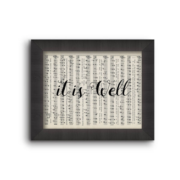 It Is Well Book Print