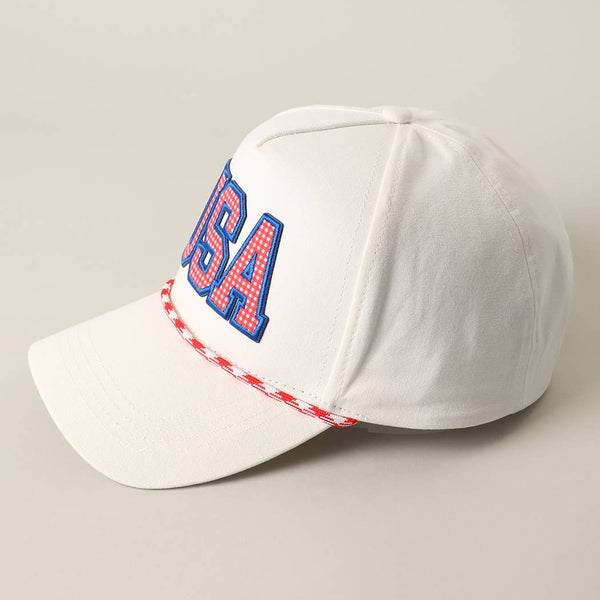 USA Patch Rope Baseball Hat