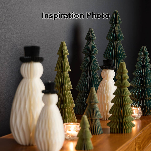 Honeycomb Paper Snowmen - Set of 3