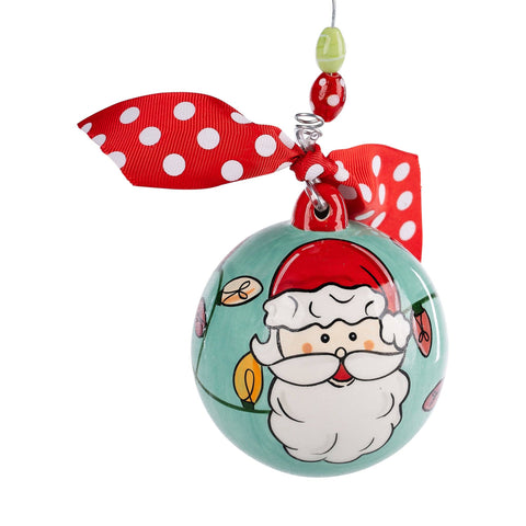 Santa Lights Ornament