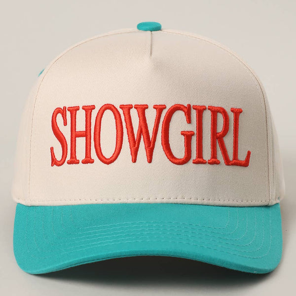 SHOWGIRL Embroidered Baseball Hat