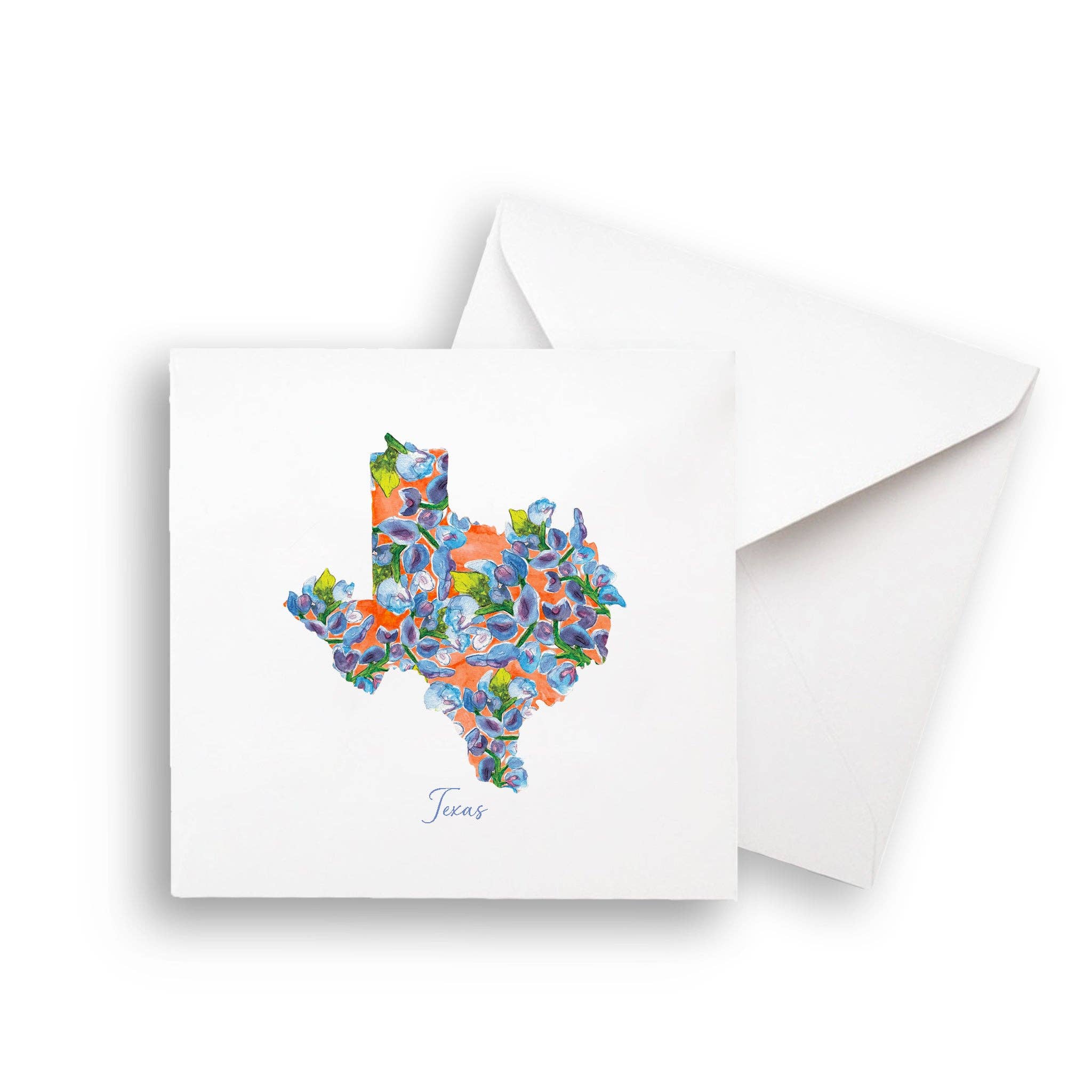 Floral Texas Note Card